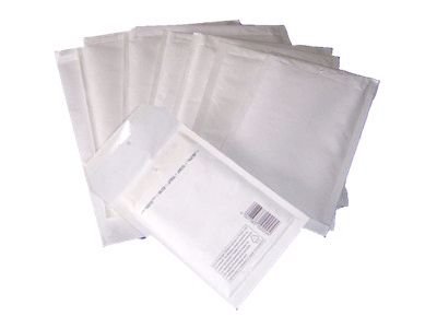 100 weiße Luftpolster-Versandtaschen CD